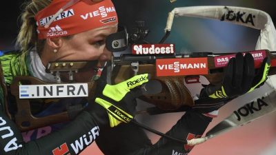Herrmann gewinnt auch Biathlon-Verfolgung in Östersund