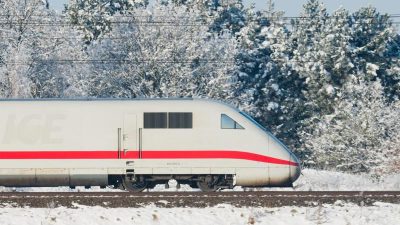 Wegen des Wetters: ICE-Züge fahren am Wochenende langsamer