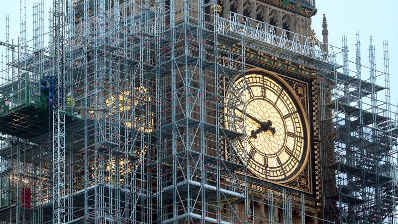 Londoner Wahrzeichen Big Ben läutet bis zum 1. Januar wieder
