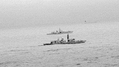 Britische Marine überwacht russisches Kriegsschiff