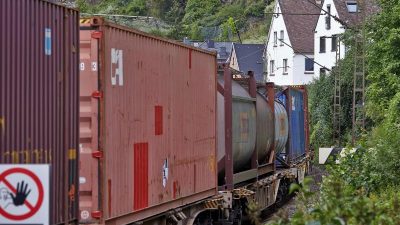 Rosenheim: Sieben Migranten im Güterzug aus Italien entdeckt