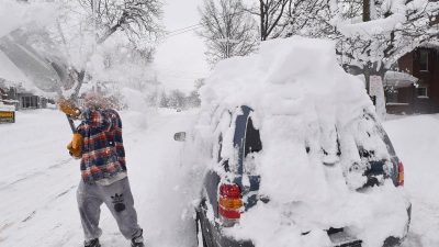Zu Silvester: Kältewarnungen für 70 Millionen Amerikaner