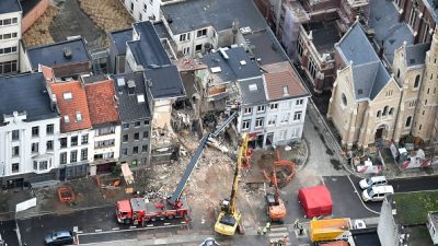Tote und Schwerverletzte bei Hauseinsturz in Antwerpen