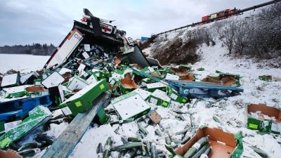 Wintersturm „Friederike“ fegt über Deutschland – mindestens drei Tote
