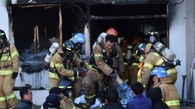 Mindestens 41 Tote bei Brand in Krankenhaus in Südkorea
