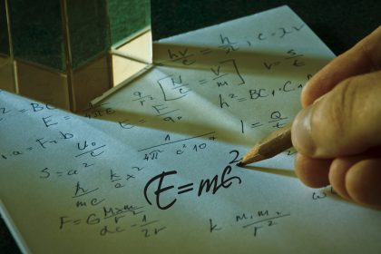 Die wohl berühmteste Formel des Physikers Albert Einstein