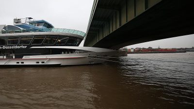 Hochwasserlage entspannt sich – Rheinpegel am Scheitelpunkt