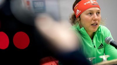 Biathlon-Star Laura Dahlmeier wieder optimistisch