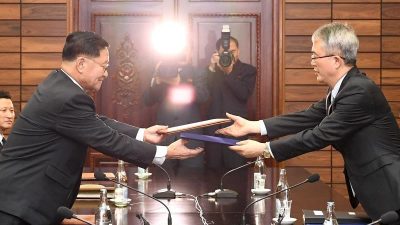 Eröffnung: Süd- und Nordkorea wollen gemeinsam einlaufen