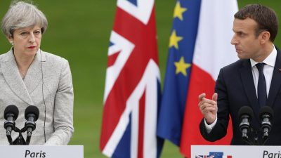 May und Macron kündigen neuen Einwanderungsvertrag an