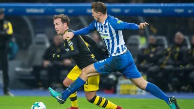 Remis bei Hertha: Ohne Aubameyang strauchelt Dortmund erneut