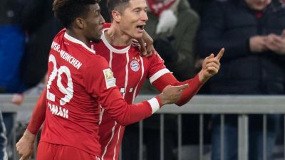 Lewandowski und Müller treffen doppelt – 4:2 gegen Werder