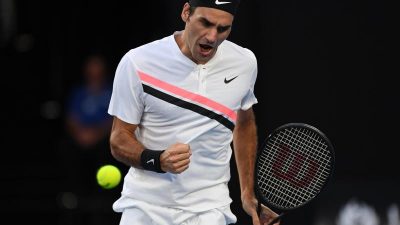 Federer zum 14. Mal im Halbfinale der Australian Open