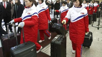 Nordkorea schickt Eishockey-Spielerinnen zu Olympia
