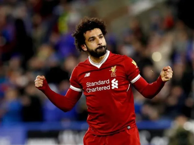 Liverpools Mohamed Salah erzielte den Treffer zum 3:0 gegen Huddersfield Town. Foto: Martin Rickett/dpa