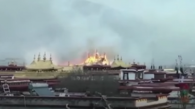 Jokhang in Lhasa: Feuer im größten Tempel Tibets