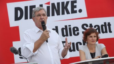 Linken-Chef Bernd Riexinger will Kommunen für die Aufnahme von Flüchtlingen belohnen
