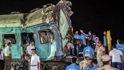 Ägypten: Mindestens 10 Tote bei Zusammenstoß zweier Züge