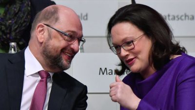 SPD-Politiker fordern: Nahles soll schnell das Amt von Schulz übernehmen