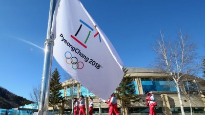 Japan legt kurz vor Olympia-Start Protest gegen Koreas gemeinsame Flagge ein