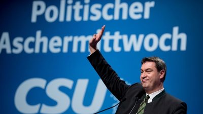 Viel Spott beim politischen Aschermittwoch: C in CDU und CSU „steht vermutlich längst für Halbmondsichel des Islam“
