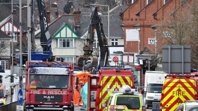 Polizei nach Leicester-Explosion: Bevölkerung soll nicht über Identität der Festgenommenen spekulieren