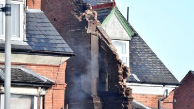 Nach Explosion in Leicester fünftes Todesopfer geborgen