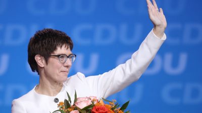 Kramp-Karrenbauer mit großer Mehrheit zur CDU-Generalsekretärin gewählt