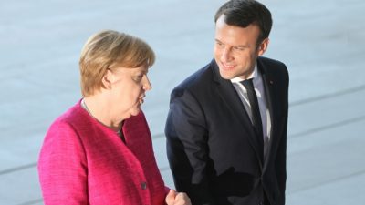 Merkel, Macron und Putin beraten über Syrien