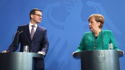 Merkel sieht Gemeinsamkeiten mit Polen in Flüchtlingspolitik – und lobt deutsch-polnischen Beziehungen