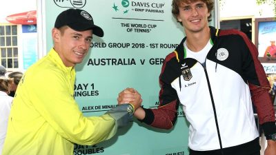 Zverev im Davis Cup gegen Debütanten De Minaur