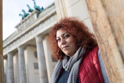 Syrerin erste Brandenburger-Tor-Schreiberin