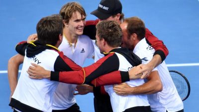 Nach Zverev-Sieg: Deutsches Davis-Cup-Team im Viertelfinale