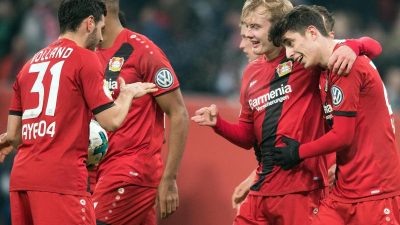 Leverkusen gewinnt Pokal-Fight 4:2 gegen Werder Bremen