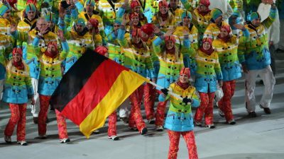 Deutschlands Fahnenträger bei Winter-Olympia