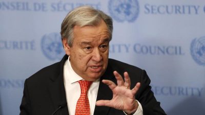 UNO-Generalsekretär Guterres tritt jetzt offen für eine weltweite CO2-Steuer ein