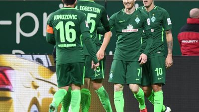 Bremen gewinnt wichtiges Heimspiel: 3:1 gegen Wolfsburg