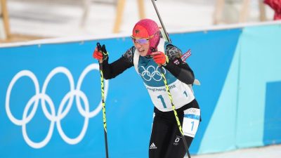 Dahlmeier gewinnt in der Verfolgung zweite Goldmedaille