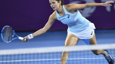 Julia Görges bei Tennisturnier in Doha im Viertelfinale