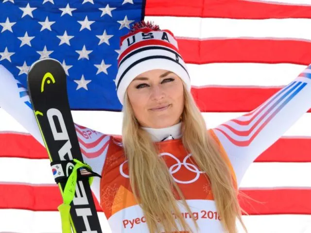 Für Lindsey Vonn aus den USA hält war nur Bronze drin. Foto: Carl Sandin/Bildbyran via ZUMA/dpa