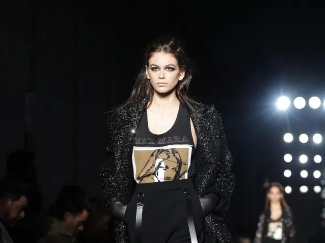 Die erst 16-jährige Kaia Gerber gehört zu den Shootingstars der Model-Szene. Foto: Antonio Calanni/AP/dpa
