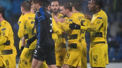 Schmelzer schießt Dortmund in Bergamo ins Achtelfinale