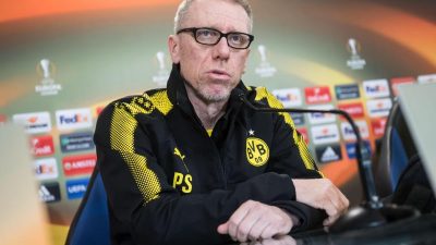BVB-Coach Stöger freut sich auf Duell mit Salzburg