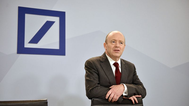 Deutsche-Bank-Chef tritt Gerüchten über Ablösung entgegen
