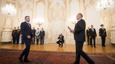 Slowakischer Präsident stimmt im zweiten Anlauf der neuen Regierung zu