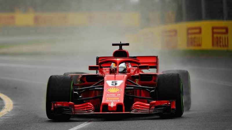 Formel 1: Drittes Freies Training – Vettel im Regen an der Spitze, Hamilton nur 8.