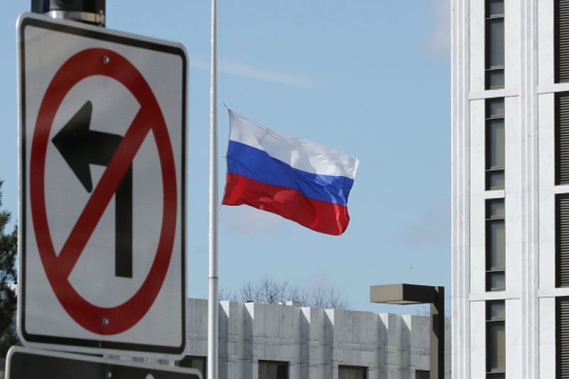Russische Diplomaten verlassen Botschaft in Washington