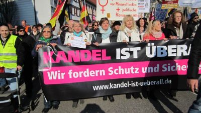 Zwei Demos in Kandel kurz vor Urteil in Mordprozess im LIVESTREAM