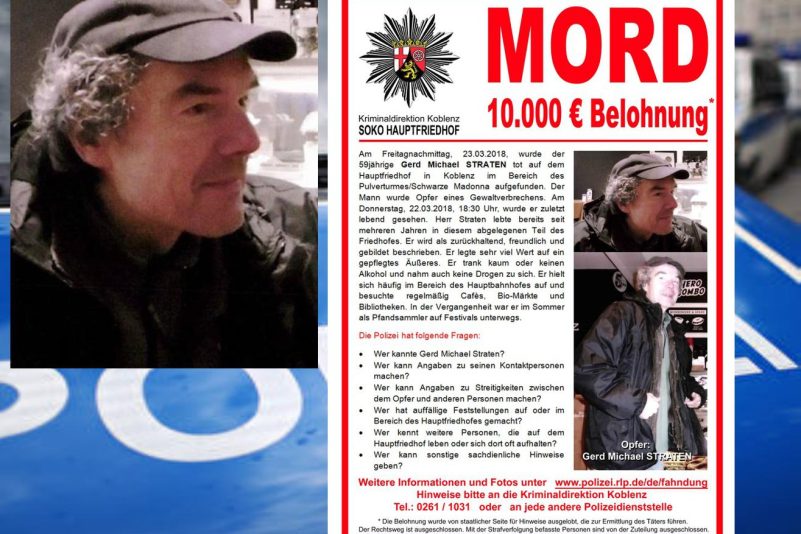 Obdachlosenmord in Koblenz: „Der Kopf lag am Tatort“ – Staatsanwaltschaft bestätigt Details
