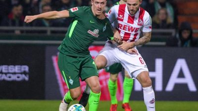 Werder holt 3:1 gegen Köln im Abstiegskampf